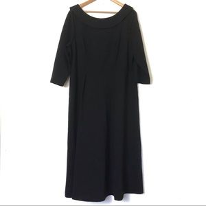 maddie ponte midi dress